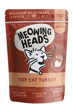 MEOWING HEADS Top Cat Turkey kapsička 100g (10x)