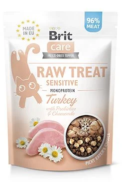 Brit Care Raw Treat Sensitive 40g - Turkey