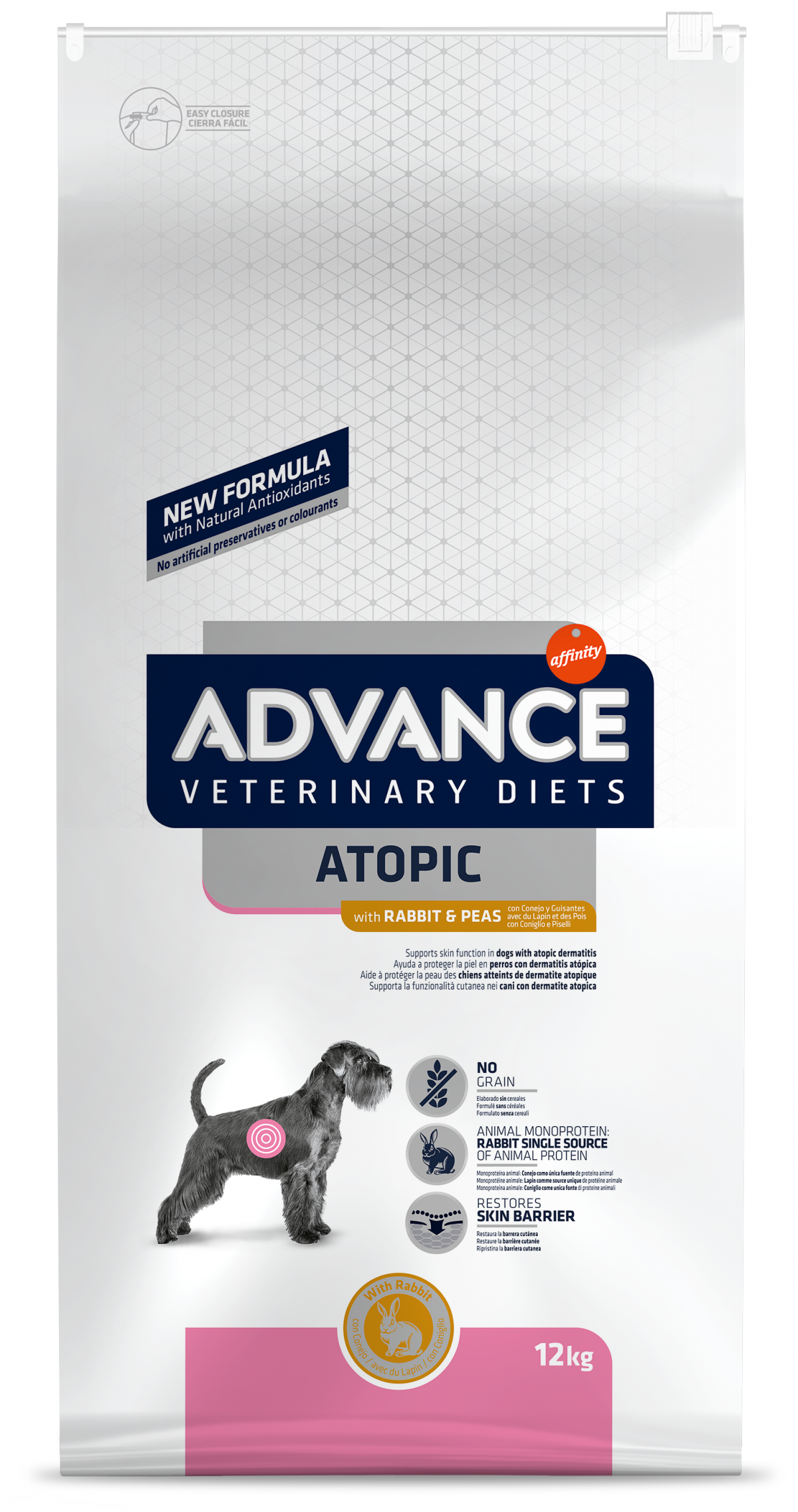 Advance ADVANCE-VD Dog Avet Dog Atopic MED/MAX kralik 12kg