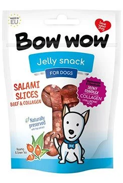 MIRA MAR s.r.o. Bow wow poch. Salámová kolečka hovězí a kolagen 80g