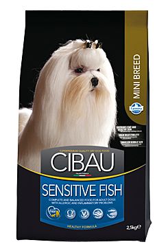 CIBAU Dog Adult Sensitive Fish&Rice Mini 2,5 kg