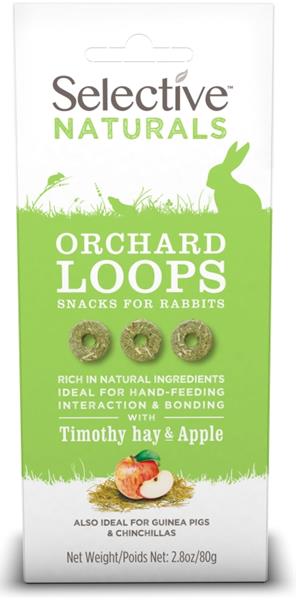 SUPREME Selective naturals snack orchard loops bojínek s jablkem 80 g