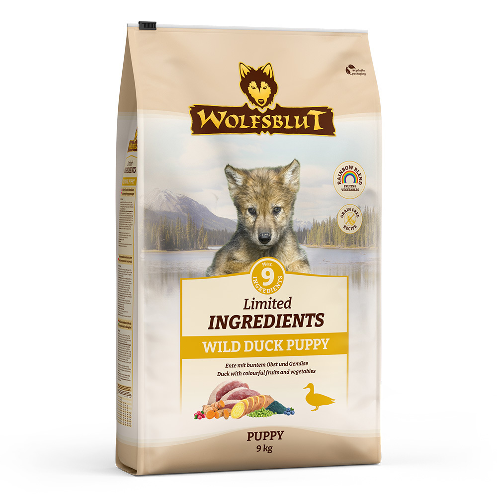 Wolfsblut Limited Ingredients Wild Duck Puppy 9kg - kachna s batáty