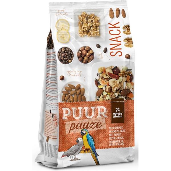 Witte Molen PUUR PUUR pauze pták - Snack Muesli Parrot Nuts 750g