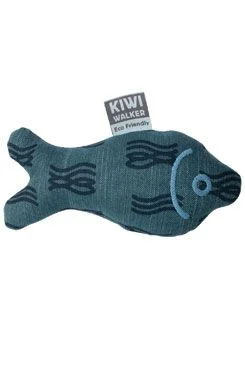 Hračka pes 4Elements Plush Fish modrá Kiwi 1 ks