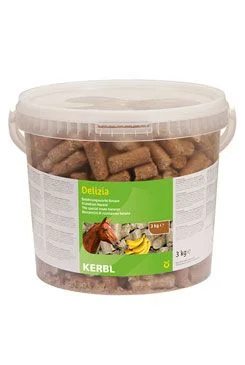 Pochoutka pro koně DELIZIA banán 3kg kbelík
