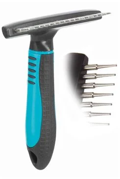 Trixie Hřeben Hrablo s Rotačními Zuby - 10x15cm