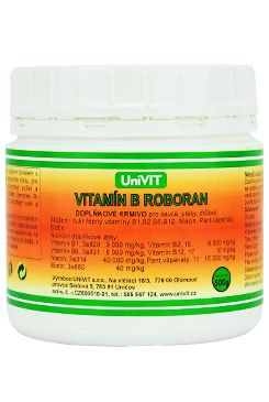 UNIVET Roboran B vitamín pro savce, ptáky a morčata 500 g