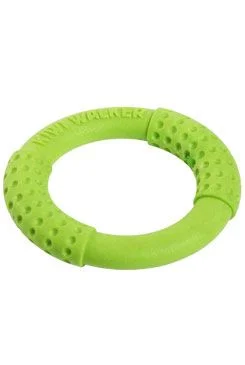 Hračka pes RING MINI plov.a létajíc.z TPRpěny,KW zelená