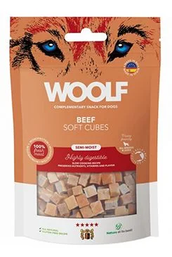 WOOLF pochoutka Soft Cubes Beef  100g