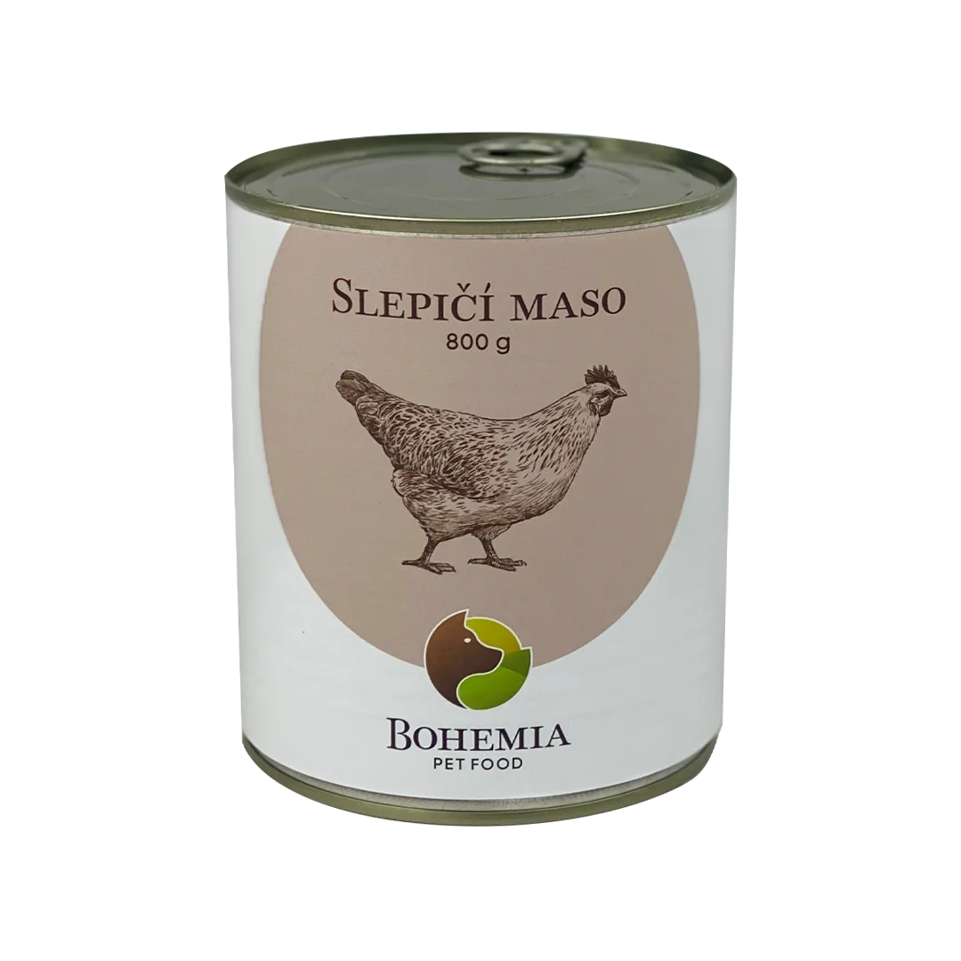 Bohemia Pet Food BOHEMIA Slepičí maso ve vlastní šťávě 800g