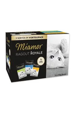 Kapsičky MIAMOR Ragout Royale kuře, tuňák, králík v želé multipack 1200 g