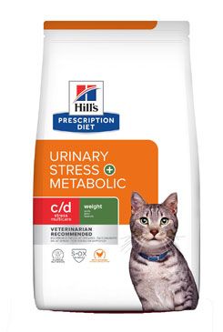 Hill's Fel. PD C/D Urinary Stress+Metabolic 8kg