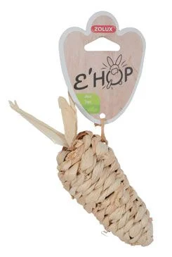Hračka hlodavec EHOP mrkev z kukuř. listu Zolux 1 ks
