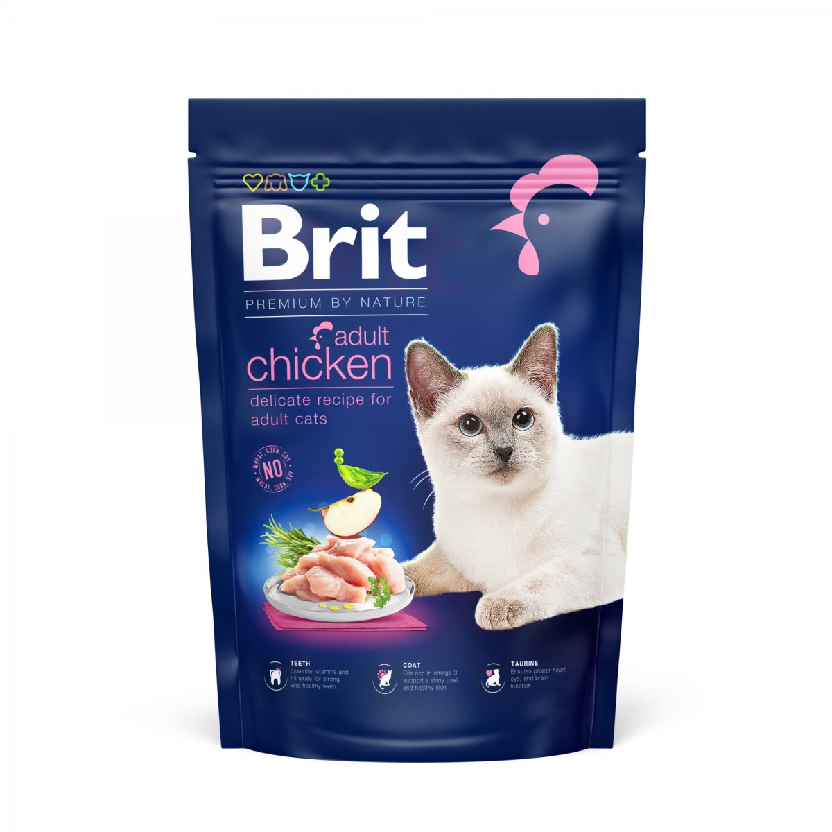 Brit Premium by Nature Cat Adult Chicken - 800g