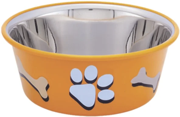 Nobby Cutie nerez miska v TRP oranžová 11,5cm 400ml