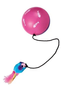 Míč TURBININO s motorem a myší na gumičce (RP 2,90 Kč)