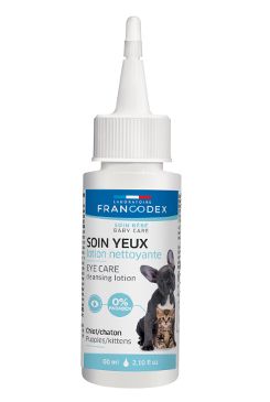 Francodex Roztok čistící na oči štěně, kotě  60ml
