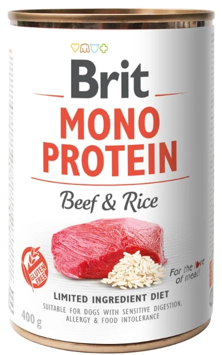 Konzerva BRIT Mono Protein Beef & Brown Rice 400 g