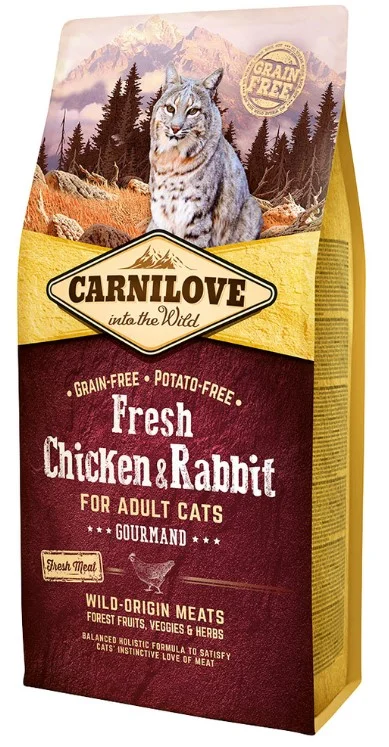 Carnilove Cat Fresh Chicken & Rabbit for Adult 6kg