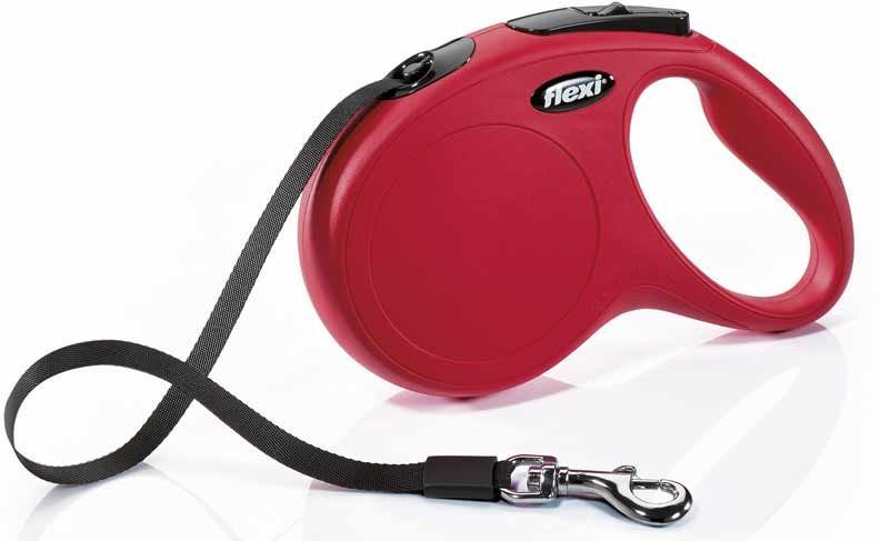 Flexi NEW CLASSIC M pásek 5m/25kg červená