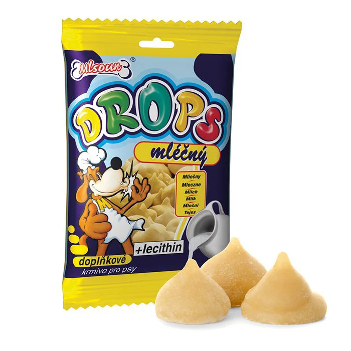 Mlsoun ML Drops Dog mléčný 75g