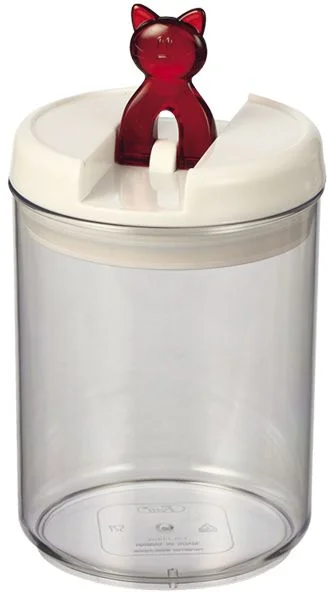 Nobby Flip Cat akrylová dóza na pamlsky kočka 1,4 l