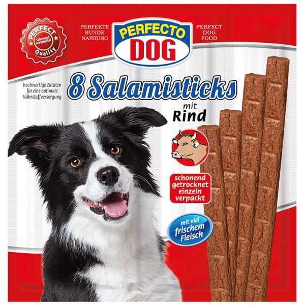 Perfecto Dog masové tyčky hovězí (8ks/88g)