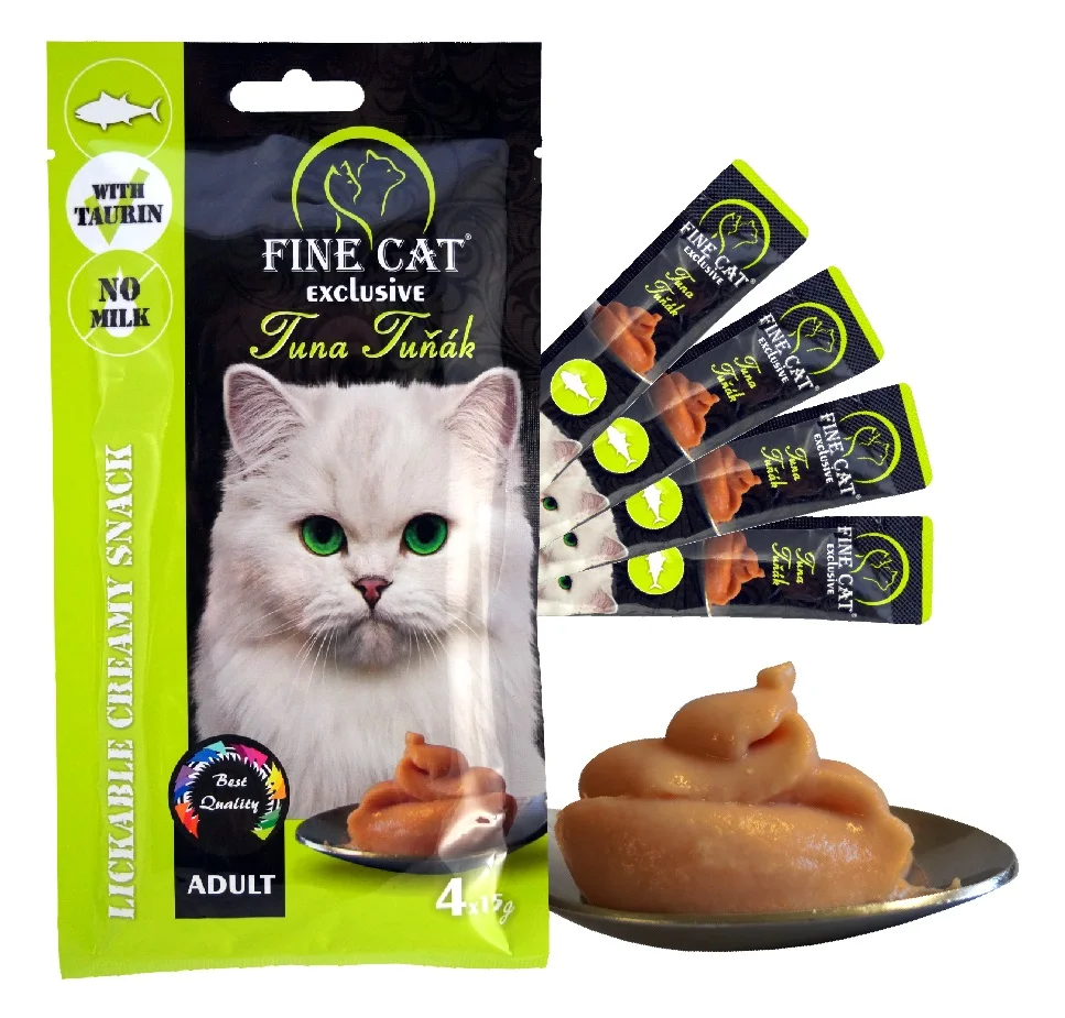 Fine Cat Brit Care Cat sýrová pasta do krmiva pro kočky s prebiotiky, 100 g