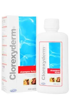 Clorexyderm Forte šampon pro psy, kočky 200 ml