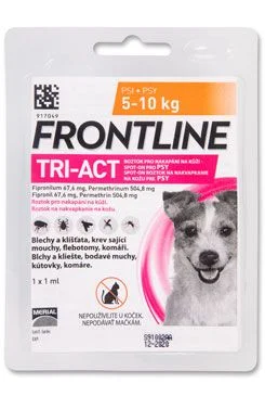 Frontline Tri-Act pro psy Spot-on S (5-10 kg)