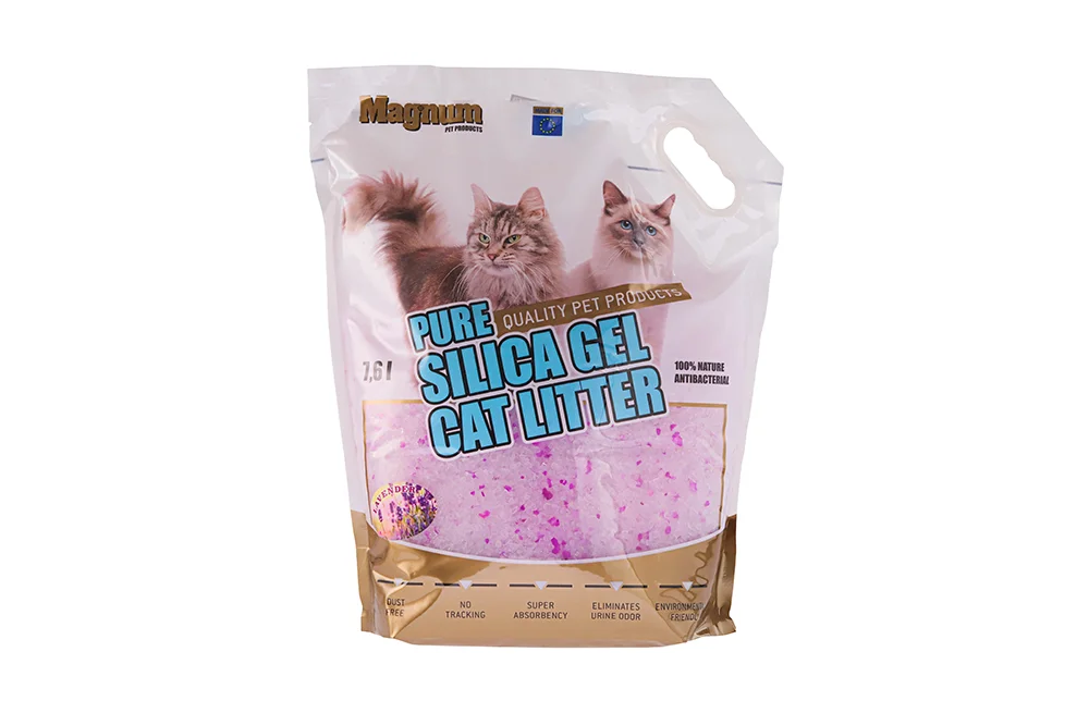Magnum Pure Silica Gel Cat Litter Lavender Balení: 7,6 l