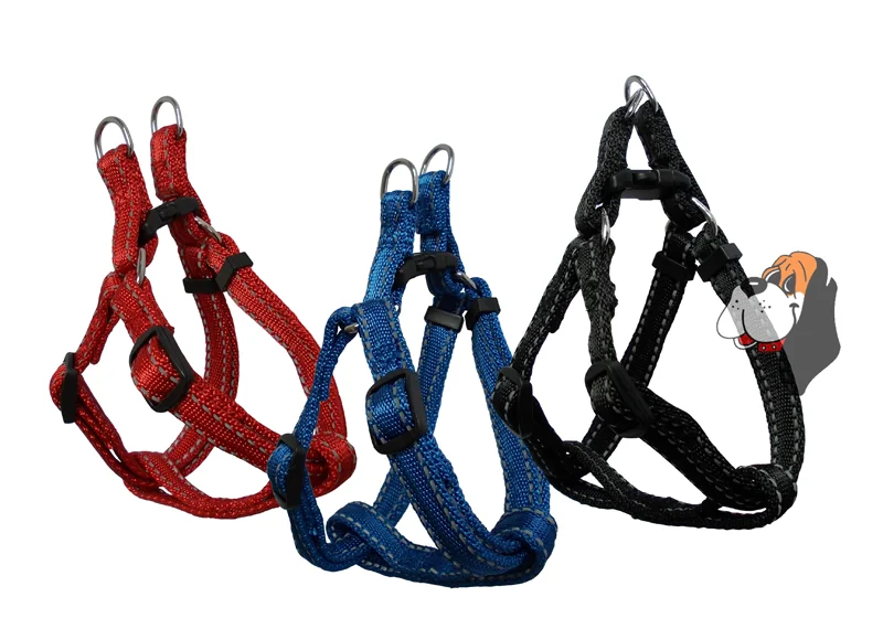 Magnum Postroj na psa reflexní 10mm x 19-39cm vyztužený