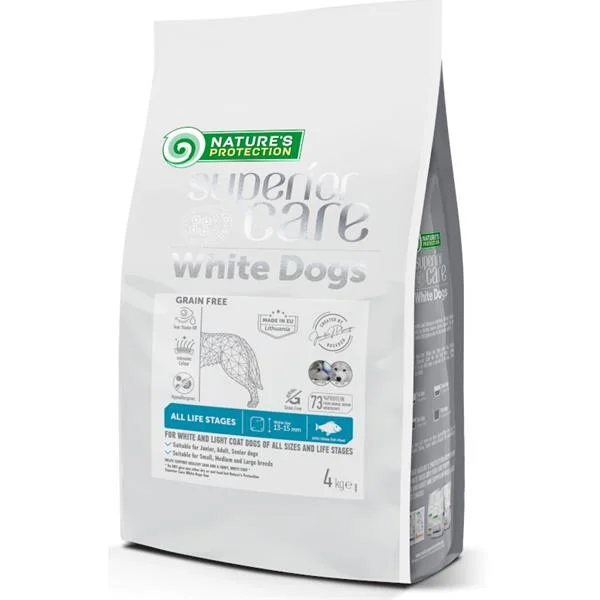 Nature’s Protection Superior Care Dog Dry White Dogs Grain Free White Fish 4 kg 