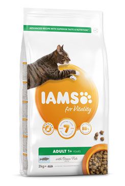 IAMS for Vitality Adult Cat Food with Ocean Fish 2 kg