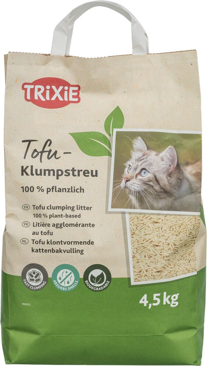 TOFU, 100% rostlinné hrudkující stelivo 4,5kg
