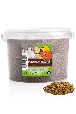 UGF peletky s moučným červem  3l /2kg