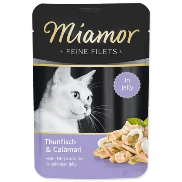 Miamor Cat Filet Kapsa Tuňák+Kalamáry 100 g