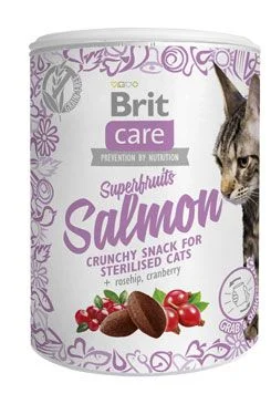 Brit Care Cat Snack Superfruits Salmon  100 g