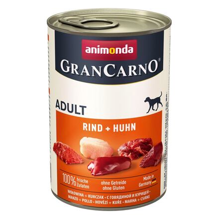 Animonda GRANCARNO Adult - hovězí, kuře 400g