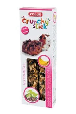 Pochoutka CRUNCHY STICK banán/pohanka pro morče Zolux 1 ks