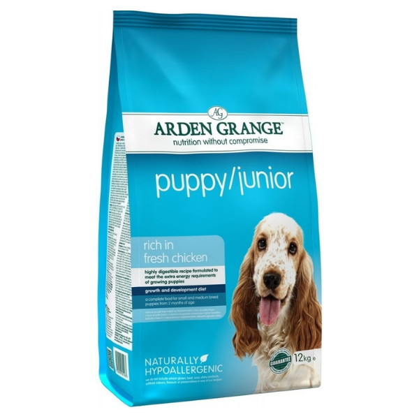 Arden Grange Dog Puppy/Junior rich in fresh Chick. 2kg