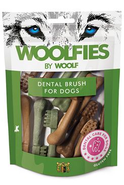 Pochoutka dentální Woolfies Dental Brush  S /200g