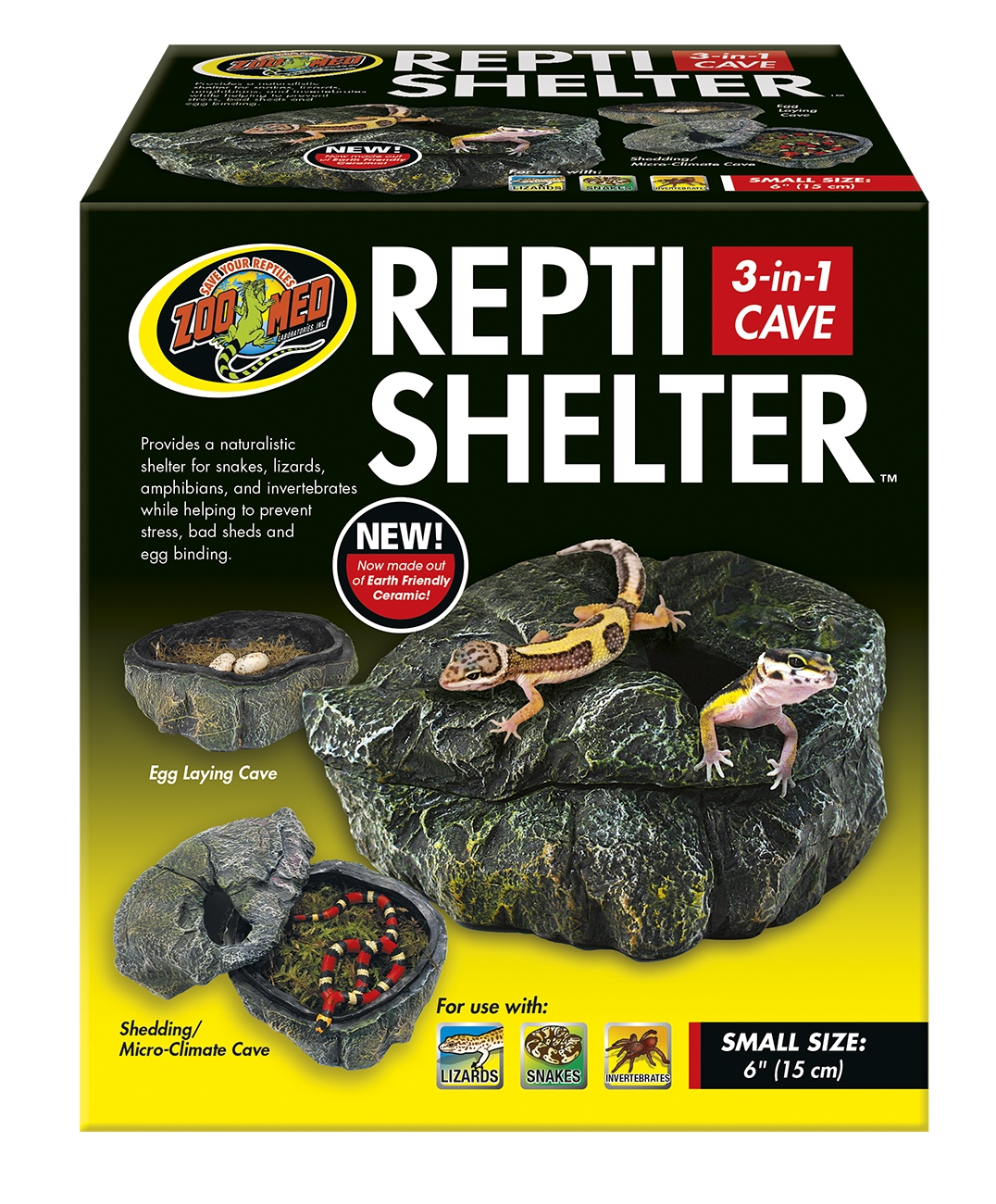 Zoomed ZMD skrys Repti Shelter 3v1 Cave S