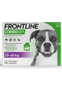 Frontline Combo Spot on Dog 20-40kg pipet.3x2.68ml