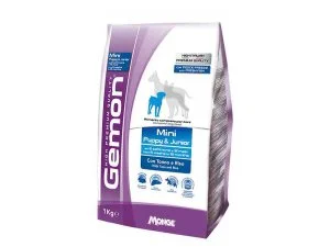 GEMON Dog Mini Puppy & Junior -Tuňák s rýží 30/15 3 kg