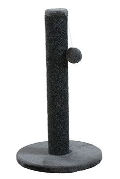 Zolux S.A.S. Škrabadlo sloupek OLIVER s míčkem šedá 62cm Zolux