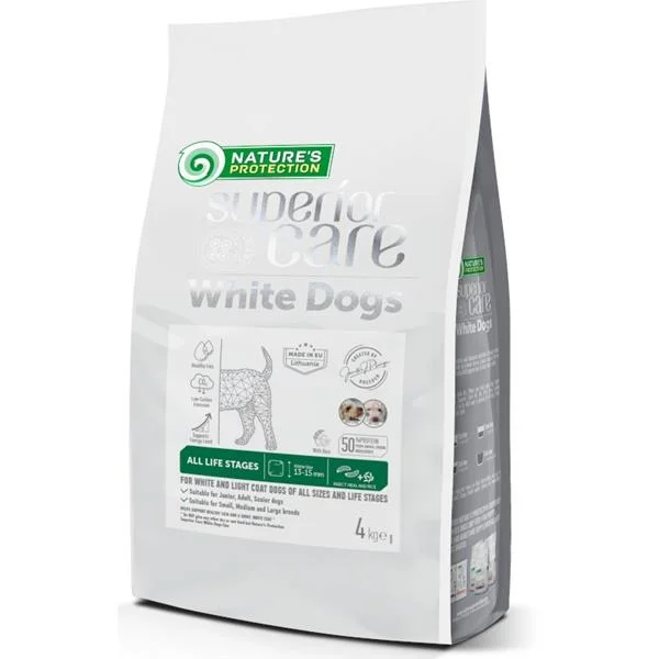 Nature’s Protection Superior Care Dog Dry White Dogs Insect 4 kg 