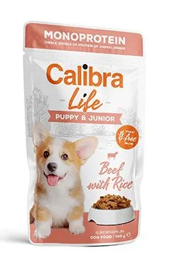 Calibra Dog Life kapsa Puppy&Junior Beef  150g