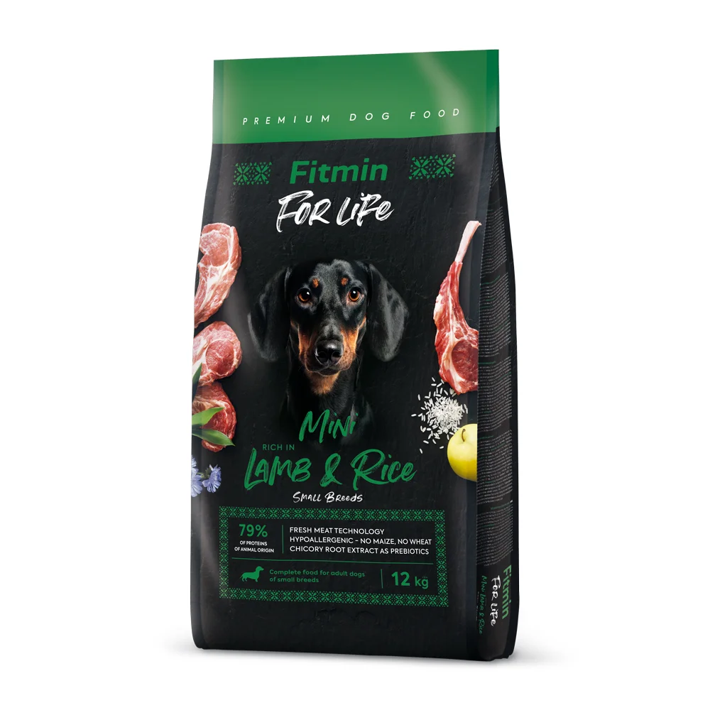 Fitmin For Life Lamb & Rice Mini 12 kg